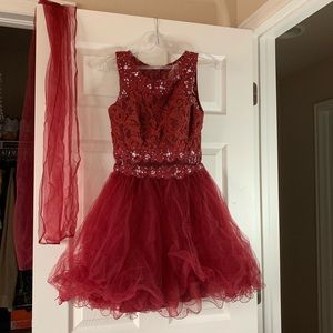 Burgundy Formal/Homecoming Dress